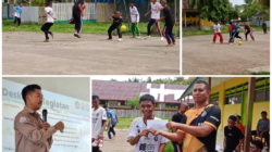 KUNJUNGI ALMAMATER SEORANG ALUMNI BABUSSALAM ADAKAN PERTANDINGAN FUTSAL
