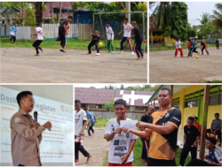 KUNJUNGI ALMAMATER SEORANG ALUMNI BABUSSALAM ADAKAN PERTANDINGAN FUTSAL